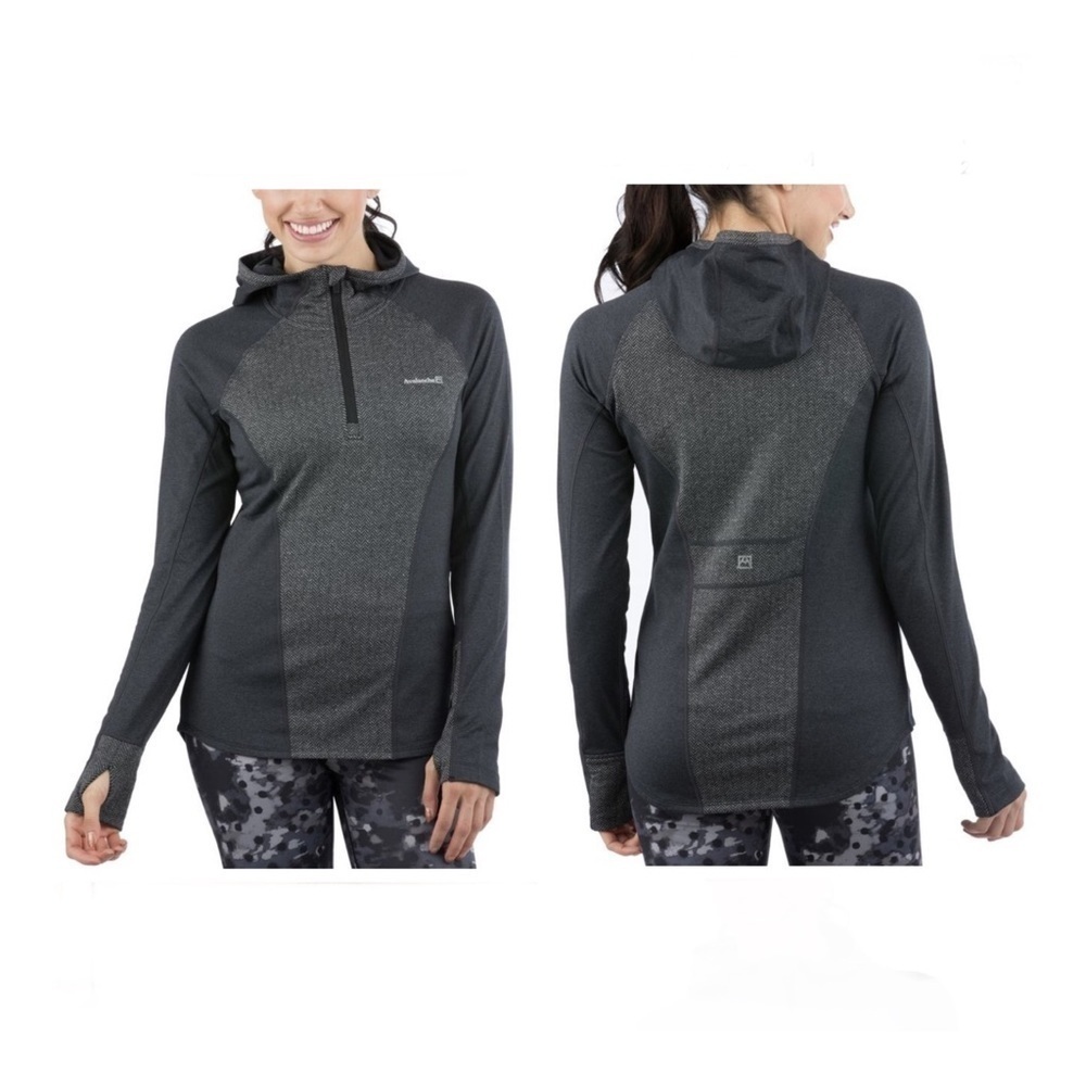 Avalanche Outdoor Supply Company Woman’s Astra Hoodie - Black/Black Herringbone